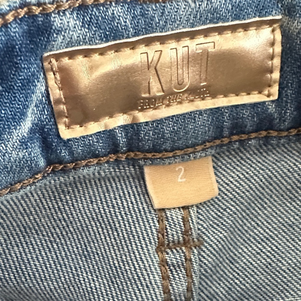 Kut from the Kloth Blue Straight Leg Jeans - Picture 6 of 11